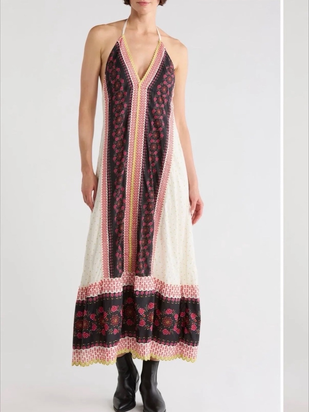 Free people Cubana Maxi (ivory combo )
